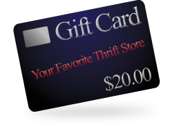Gift Cards Available at Mike Haines Thrift Store