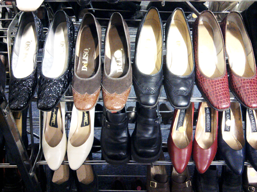 Shoes at Mike Haines Thrift Store